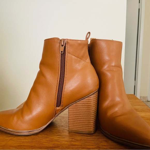 Indigo Caramel Ankle Booties - Picture 5 of 14